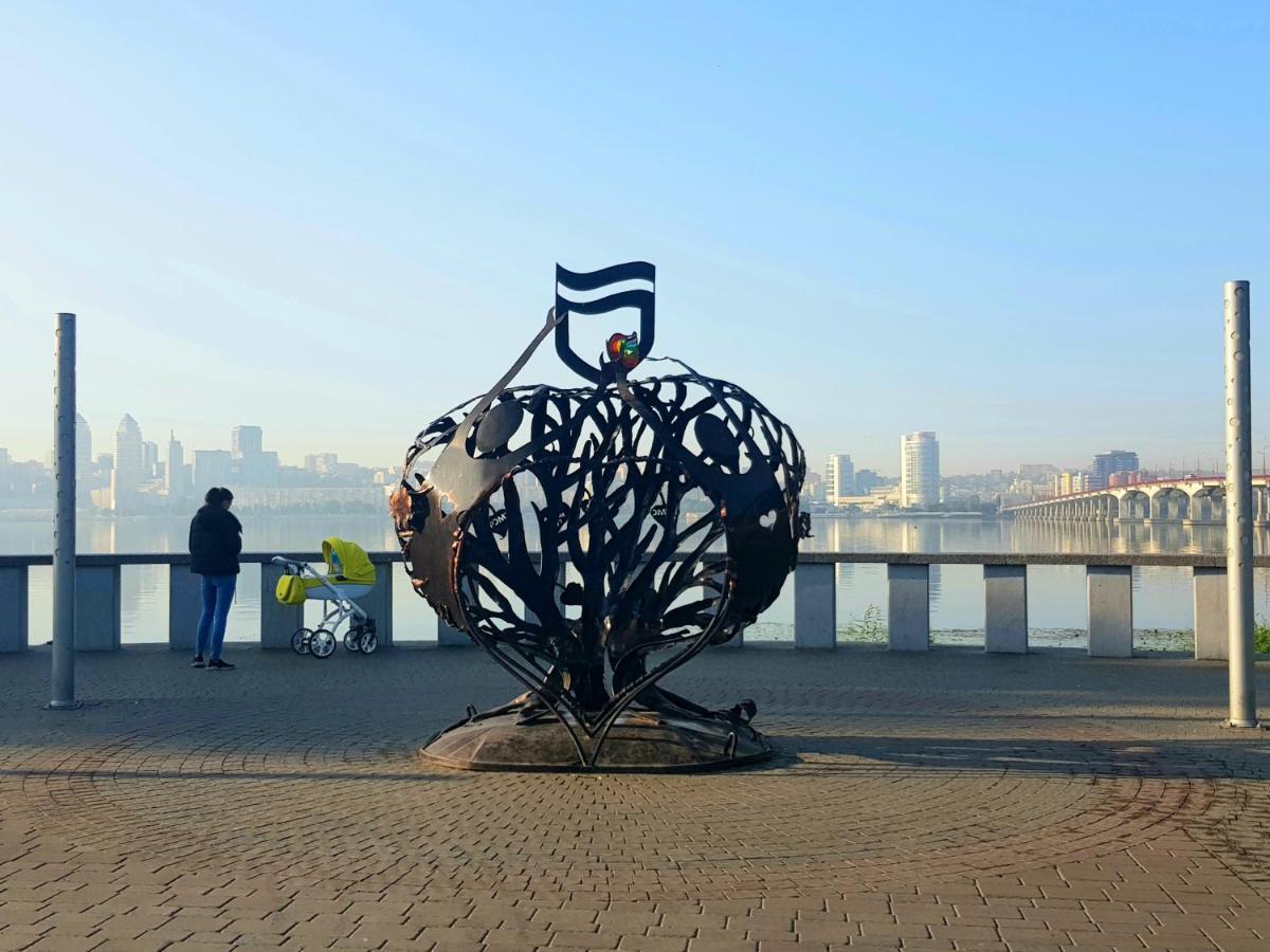 Dnipro Evening, View # Вечірній Дніпро У Центрі, Фантастичний Вид Exterior foto